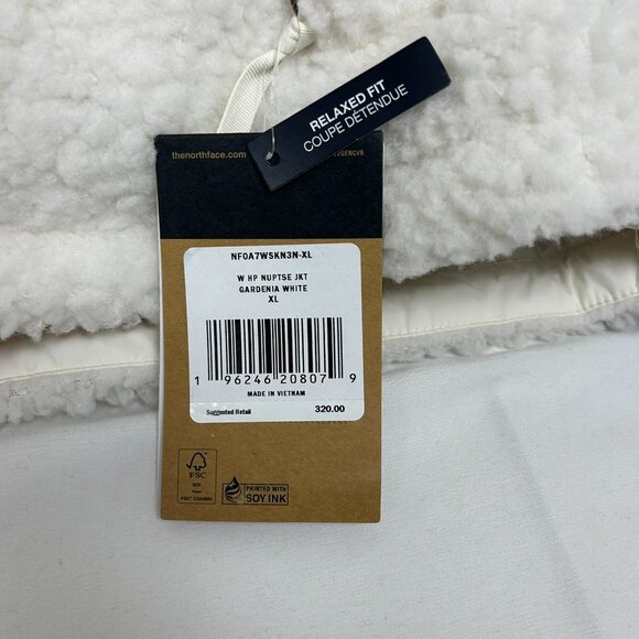 Women’s The North Face High Pile Sherpa Nuptse Short Crop Jacket – 700-Fill Down - Picture 6 of 11